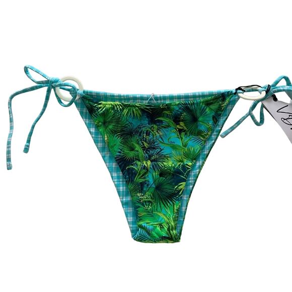 VDM Revolve Multicolor Reversible Swim Adjustable String Bikini Bottoms Bundle - Picture 10 of 13